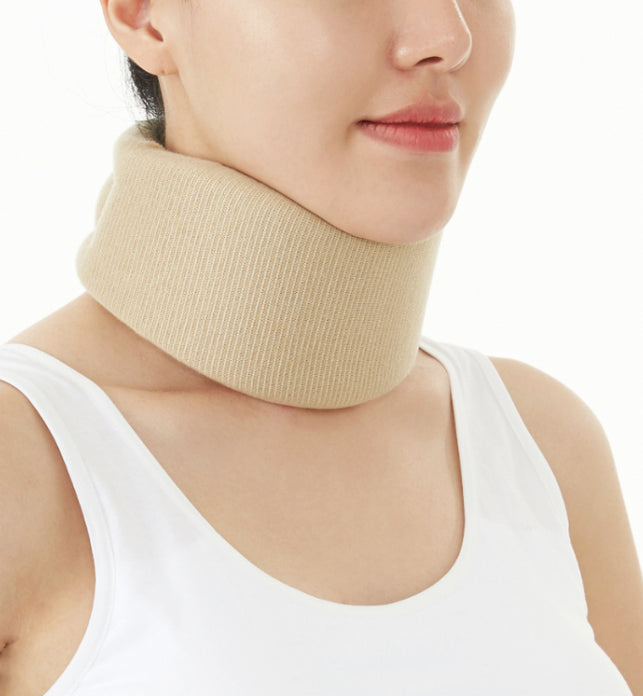 Soft Cervical Collar Adjustable Neck Support Brace Relief From Pain For Men  & Women