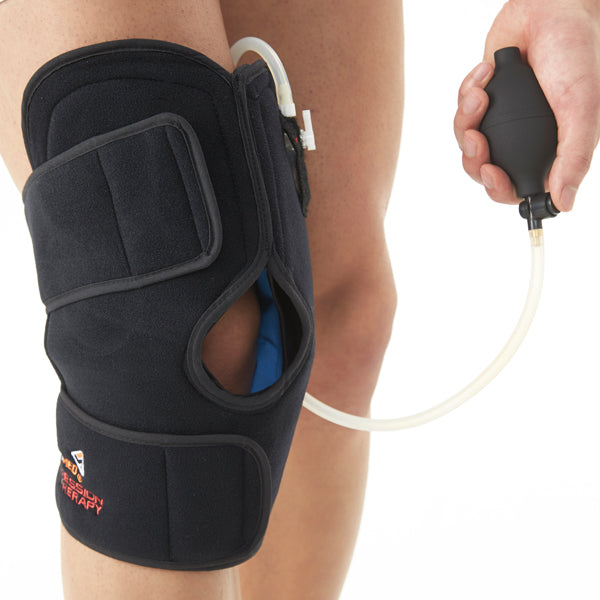 Knee Brace with Hot & Cold Compression Gel Pack For Injury & Pain ...
