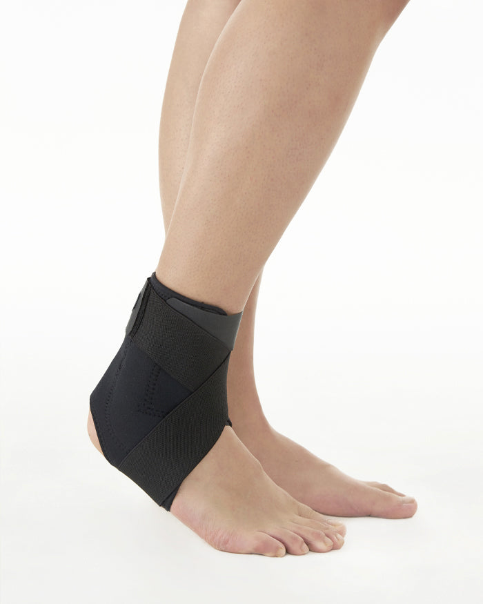 Cross Ankle Sleeve With Buttress Pads