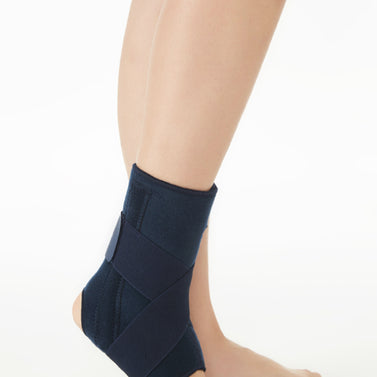 Compression Ankle Sleeve Wrap With Spring For Ankle Support & Foot Pain Breathable Ankle Brace