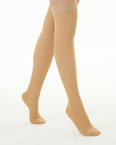 DR.MED COMPRESSION STOCKING ANTI-EMBOLISM THIGH HIGH WHITE 15-20MMHG (SIZE-  M)