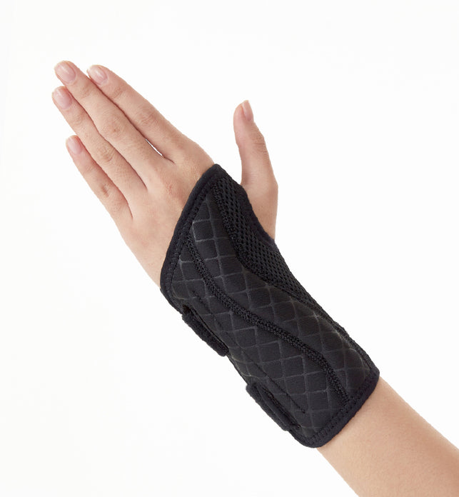 Wrist Splint with Double Stays - Wrist Brace and Support Best For Sprains & Strains - Adjustable Compression