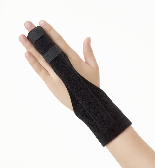 Fore-Finger Splint - Excellent Stabilization on the Wrist & 2nd Finger - Offers Adjustable Compression