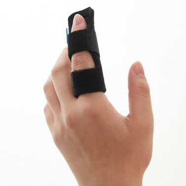 Finger Splint - Applicable to All Fingers - Best for Slight Distortions, Sprains & Strains in the Finger & Offers Adjustable Compression