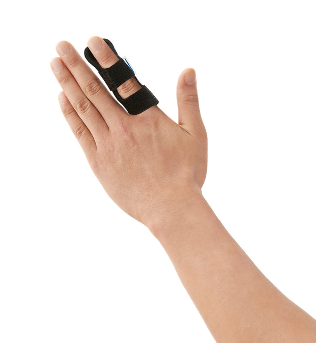 Finger Splint - Applicable to All Fingers - Best for Slight Distortions, Sprains & Strains in the Finger & Offers Adjustable Compression