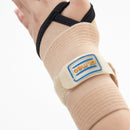 Dr. Med Elastic Wrist Wrap for Carpal Tunnel Pain | Wrist Compression Sleeve for Tendonitis, Bursitis, Osteoarthritis Slight distortions, Sprains & Strains in the wrist