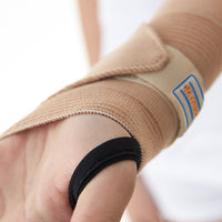 Dr. Med Elastic Wrist Wrap for Carpal Tunnel Pain | Wrist Compression Sleeve for Tendonitis, Bursitis, Osteoarthritis Slight distortions, Sprains & Strains in the wrist