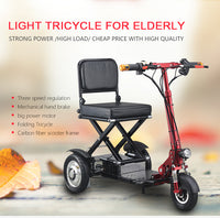 Lightweight Mobility Scooter For Adults Long Range Mobility Scooter For Seniors Adults Cushioned Seat