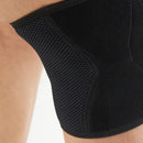 Short Medical Knee Brace With Side Hinges For Soft Tissue Support Post Operation & Surgeries Neoprene Knee Sleeve - Black