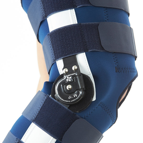 Knee Brace Support With Hinges For Stability With Dial Pin Lock & Knee ...