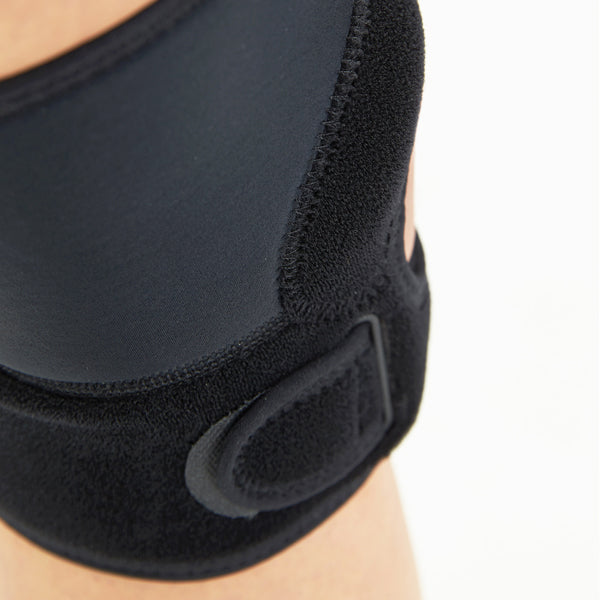 Knee Support Brace With Side Strap and Open Patella Pad For Knee Instability Running, Sports, Workout - Knee Wraps & Straps Compression To Support Knee Pain & Prevent Injury (Small/ Medium/ Large/ Extra Large)