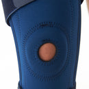 Medical Knee Brace Support With Side Spring Stabilizer For Protection Against Tissue - Adjustable Knee Brace For Cycling, Running & Sports