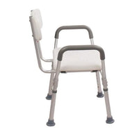 High Quality - Lightweight Shower Bath Chair For Seniors Anti Slip Back Support Portable Bath Seat For Elderly Disable Handicapped & Injured People - Adjustable Height Mobility Aid