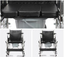 Portable Steel Commode Seat Chair For Senior Adjustable Toilet Chair With Bucket Mobility Aid For Seniors