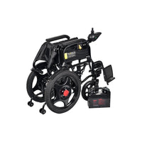 Electric Wheelchair With Folding Frame Safe Electric Wheelchair With Long Range Portable And Comfortable Mobility Aid For Elder, Seniors & Disabled People