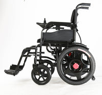 Electric Wheelchair With Folding Frame Safe Electric Wheelchair With Long Range Portable And Comfortable Mobility Aid For Elder, Seniors & Disabled People