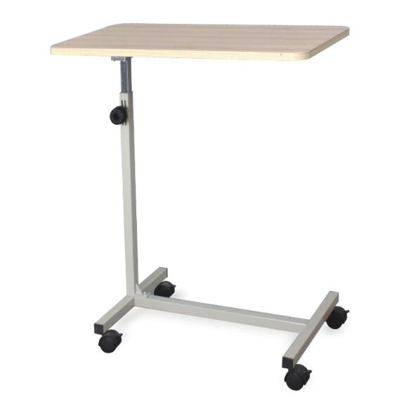 Medical Overbed Bedside Table With Wheels Medical Utility Hospital Bed ...