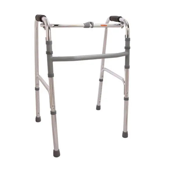 Lightweight Folding Walker With No Wheels Mobility Standing Aid For Seniors & Elderly People