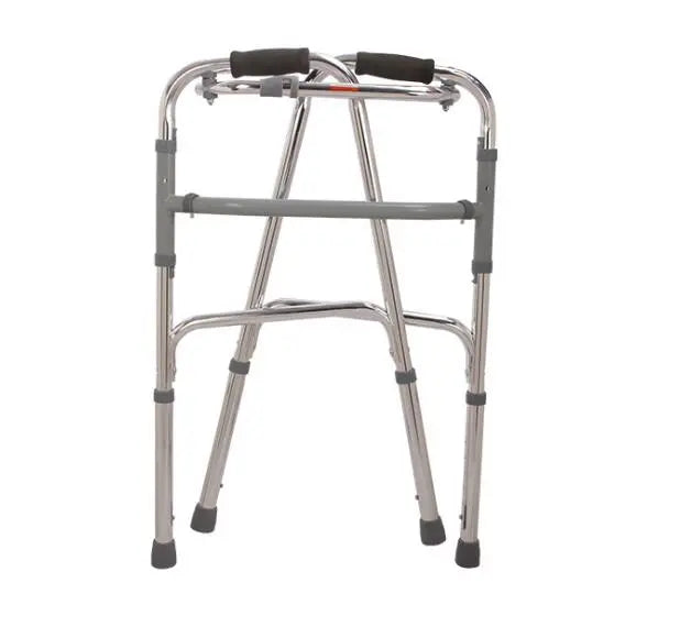 Lightweight Folding Walker With No Wheels Mobility Standing Aid For Seniors & Elderly People