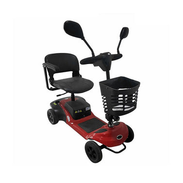 Lightweight Mobility Travel Scooter With Basket For Adults Long Range Mobility Scooters For Seniors Adults With Cushioned Seat