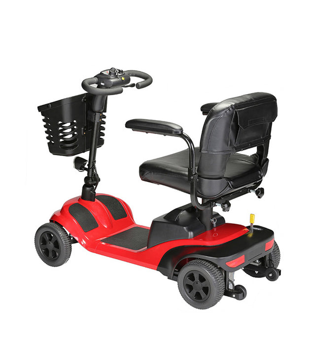 Lightweight Mobility Travel Scooter With Basket For Adults Long Range Mobility Scooters For Seniors Adults With Cushioned Seat