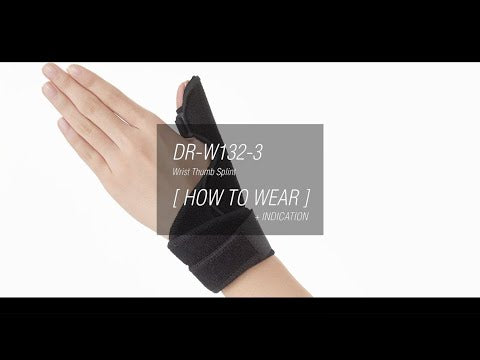 Wrist Thumb Splint With Thumb Aluminum Stay Provides Maximum Stabilization & Immobilization & Bilateral Design for Fitting Left or Right